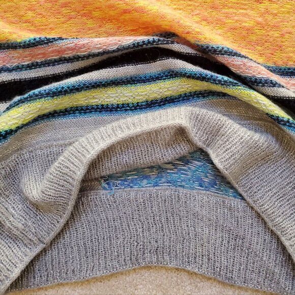 Free People Knitted Stand-up Collar Long Sleeves Women Sweater. Size S - Picture 7 of 14